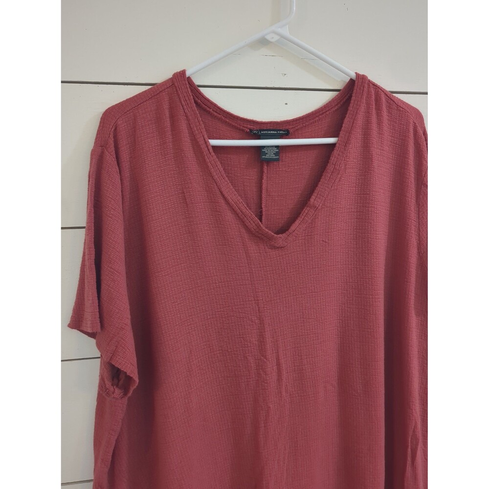 Adrianna Papell tunic top xxl V-Neck
